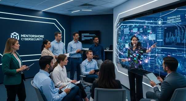 “MentorShore cybersecurity training empowering professionals to defend against AI-powered threats.”