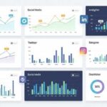 Social media analytics dashboard showing 2025 data insights